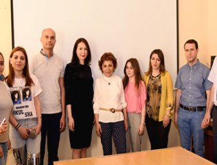 Armanai-Bekturova-delivered-a-lecture-at-YSU