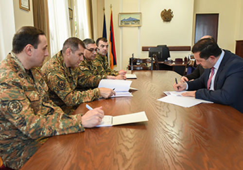 a-memorandum-was-signed-between-YSU-and-army-Vazgen-Sargsian-Military-University